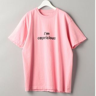 ビューティアンドユースユナイテッドアローズ(BEAUTY&YOUTH UNITED ARROWS)のBEAUTY&YOUTH ＜FUNG＞ベーシック プリント Tシャツ　ピンク(Tシャツ(半袖/袖なし))