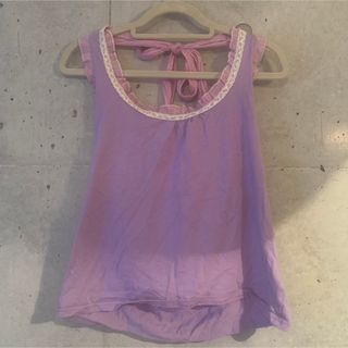 purple ribbon camisole(キャミソール)