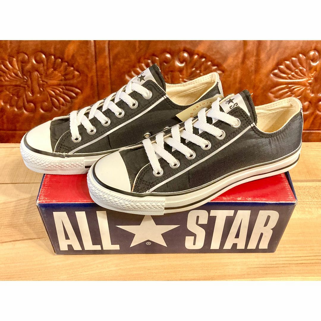 CONVERSE(コンバース)の★90s!レア!コンバース オールスターナイロン 黒 5 ビンテージ 237★ レディースの靴/シューズ(スニーカー)の商品写真