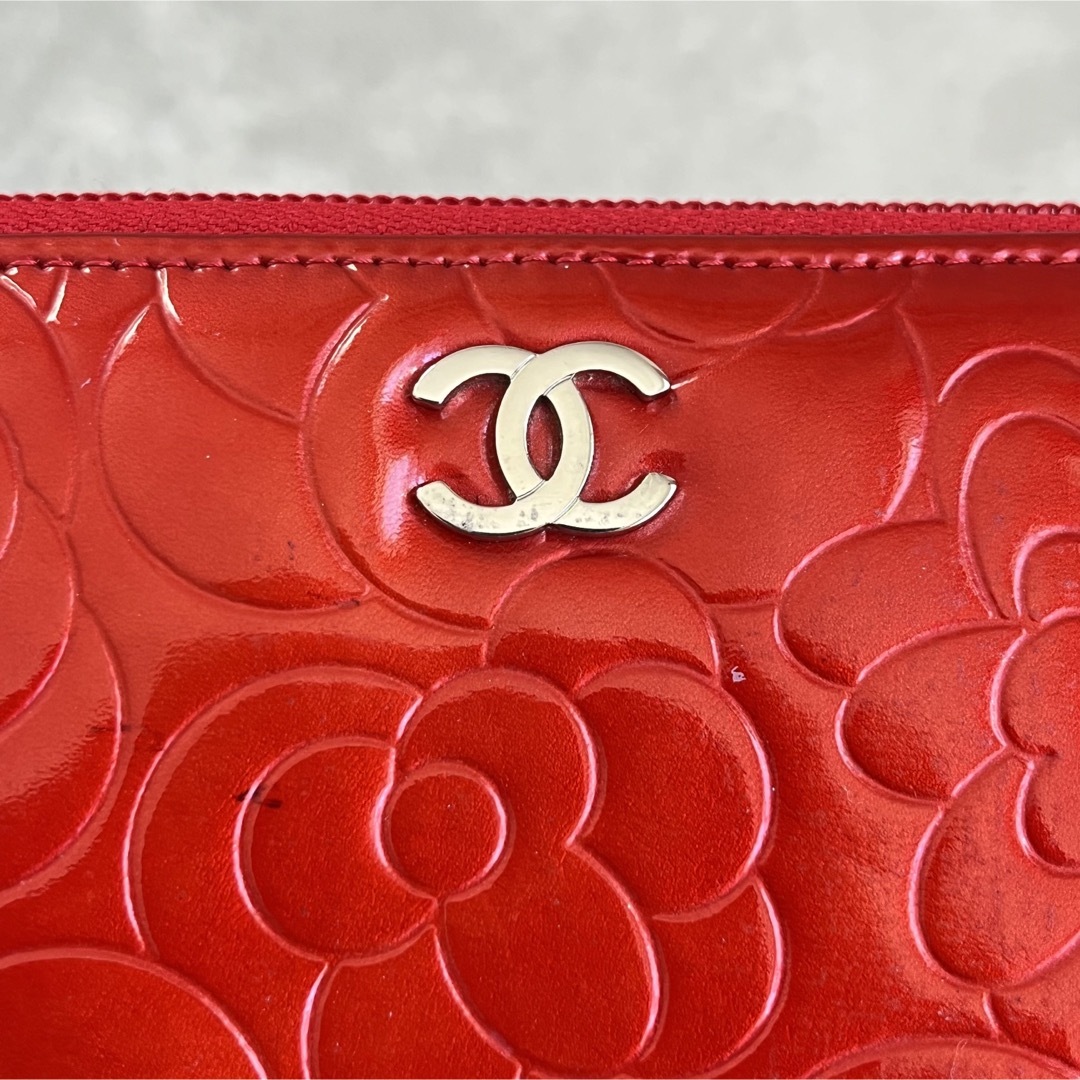 CHANEL - 【中古・極美品】CHANEL ラウンドファスナー長財布 ココ