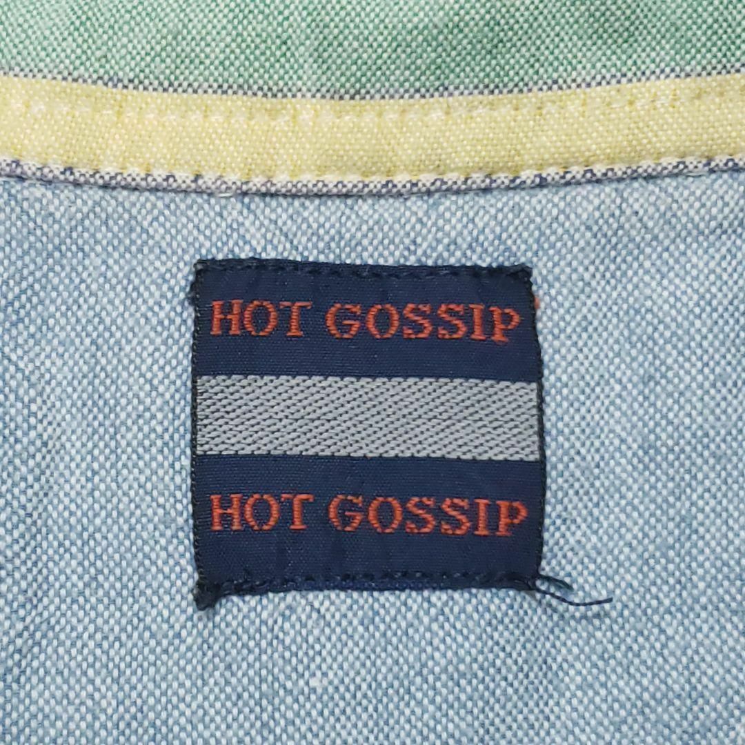 HOT GOSSIP USAビンテージ ストライプ オックスフォードシャツ メンズのトップス(シャツ)の商品写真