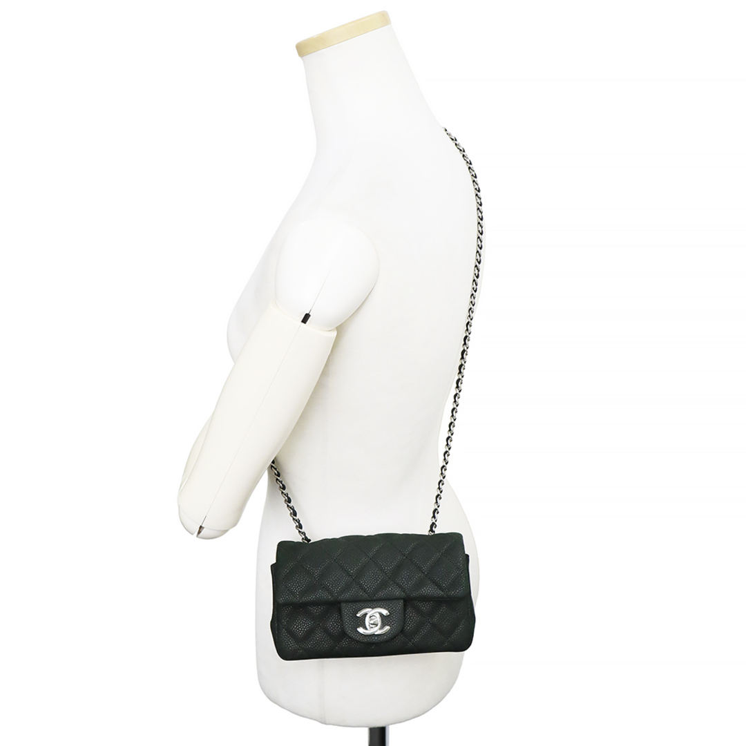 美品♡シャネル CHANEL マトラッセ シルバーチェーンショルダーバッグ