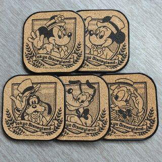 ディズニー(Disney)のディズニー　コースター5点セット(テーブル用品)