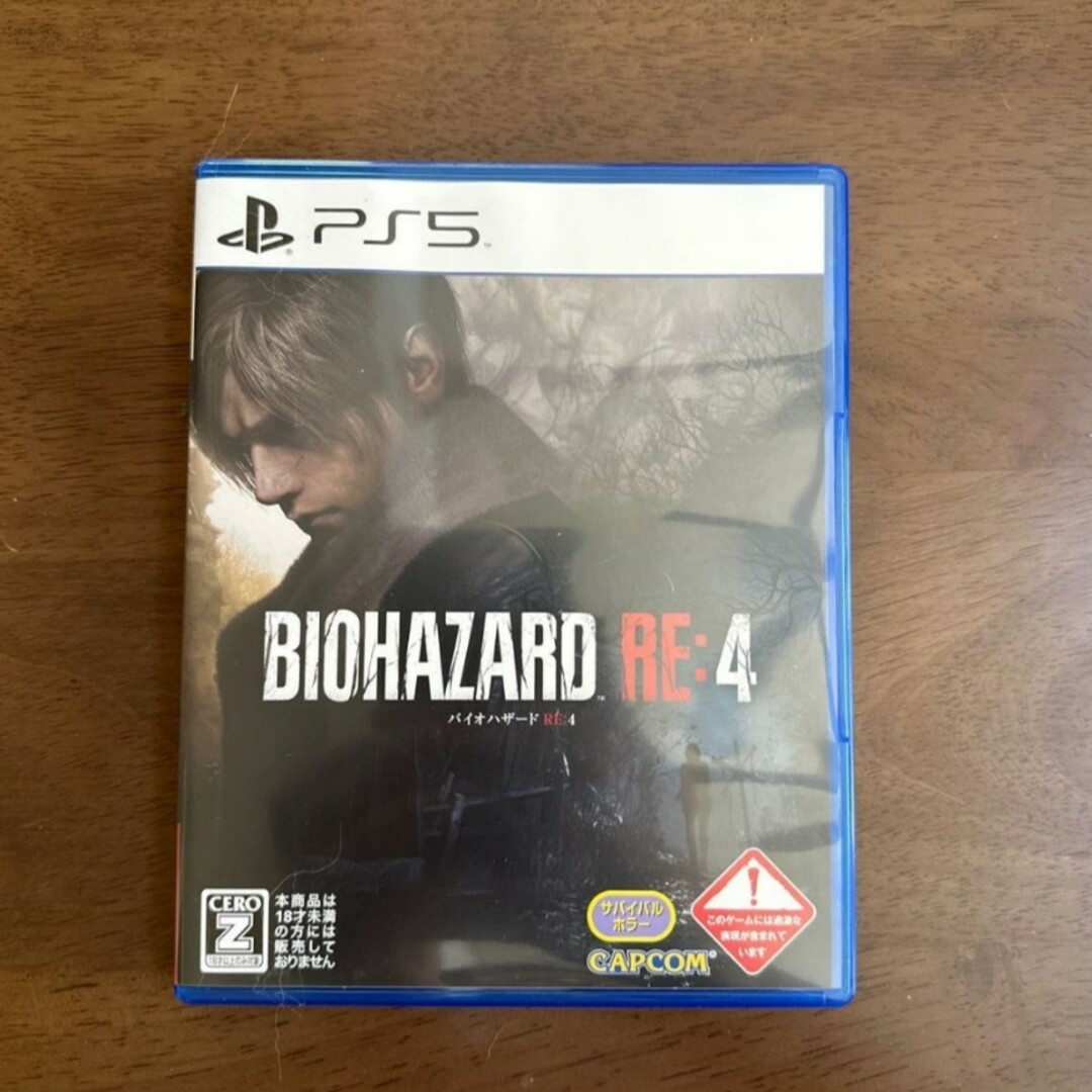 PlayStation4(プレイステーション4)のＰＳ５ BIOHAZARD RE:4 通常版 （バイオハザードＲＥ４） （Ｚ指定 エンタメ/ホビーのゲームソフト/ゲーム機本体(家庭用ゲームソフト)の商品写真