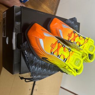 ナイキ(NIKE)のMartine Rose×Nike Shox MR4 Safety Orange(スニーカー)