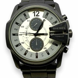 ディーゼル(DIESEL)の美品　DIESEL　ディーゼル　DZ-4225　クロノグラフ　電池交換済(腕時計(アナログ))
