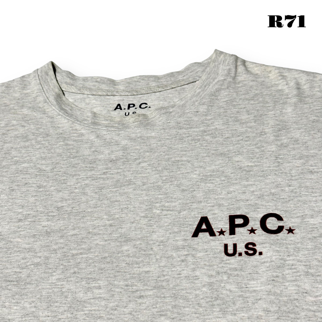 A.P.C アーペーセー Tシャツ グレー サイズＳ