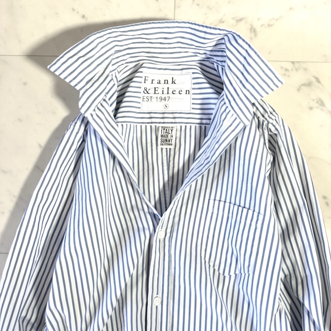 美品♪ 希少S✨フランクアンドアイリーン Paul ストライプシャツ