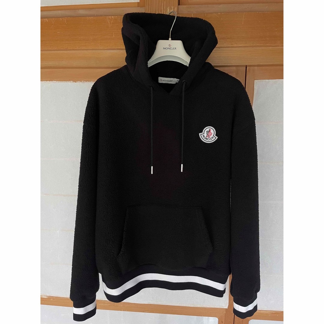 ☆未使用・本物保証☆MONCLER Hoodie パーカー　M　黒色　人気モデル