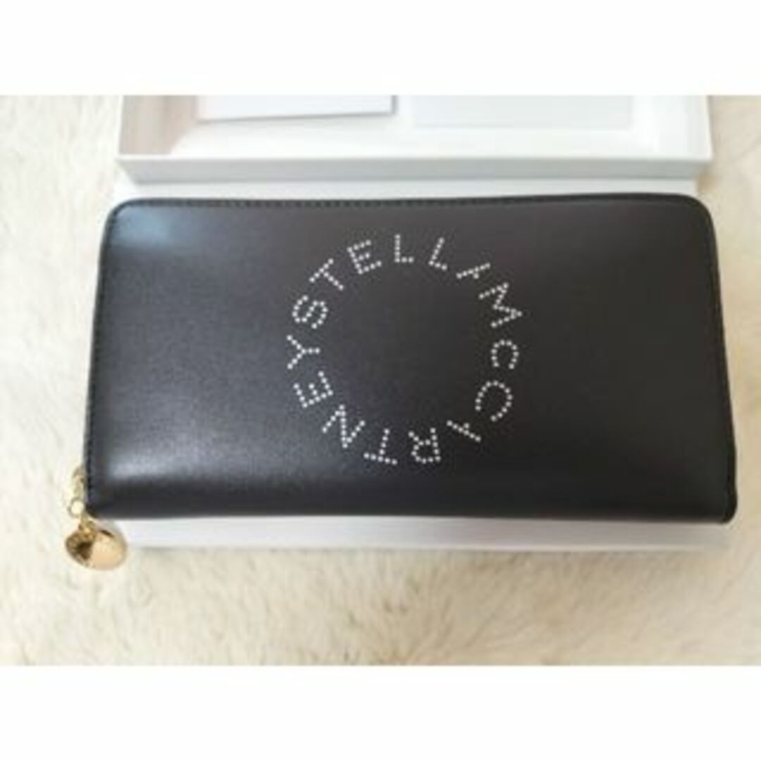 匿名配送★Stella McCartney★ステラ ロゴ 長財布 ブラック