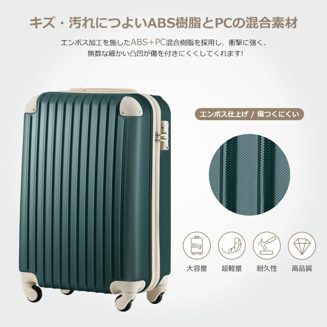 スーツケース　キャリーバッグ　機内持ち込みOK　●Sサイズ 　⭕TSAロック搭載