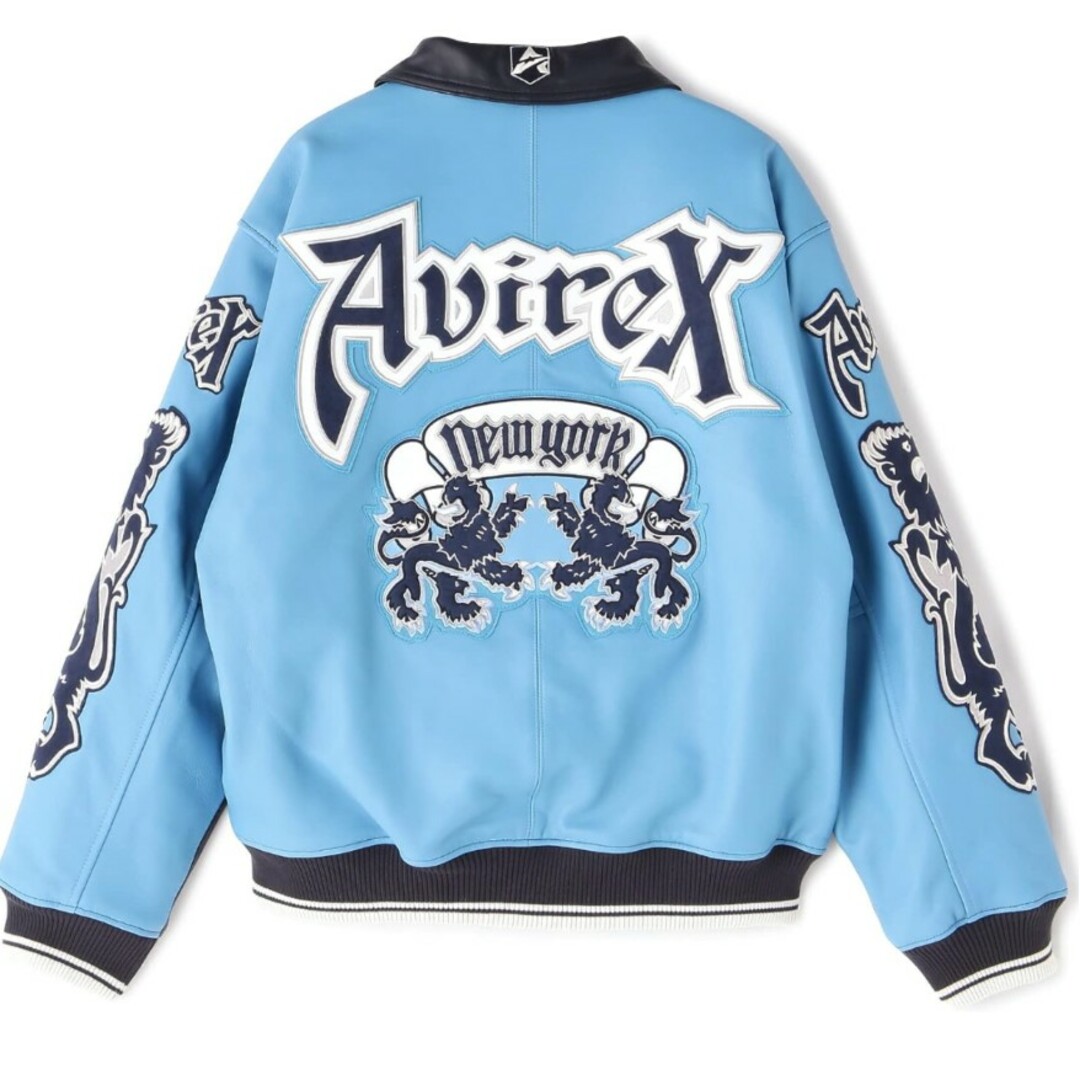 アビレックス  レザー ジャケット avirex  varsity