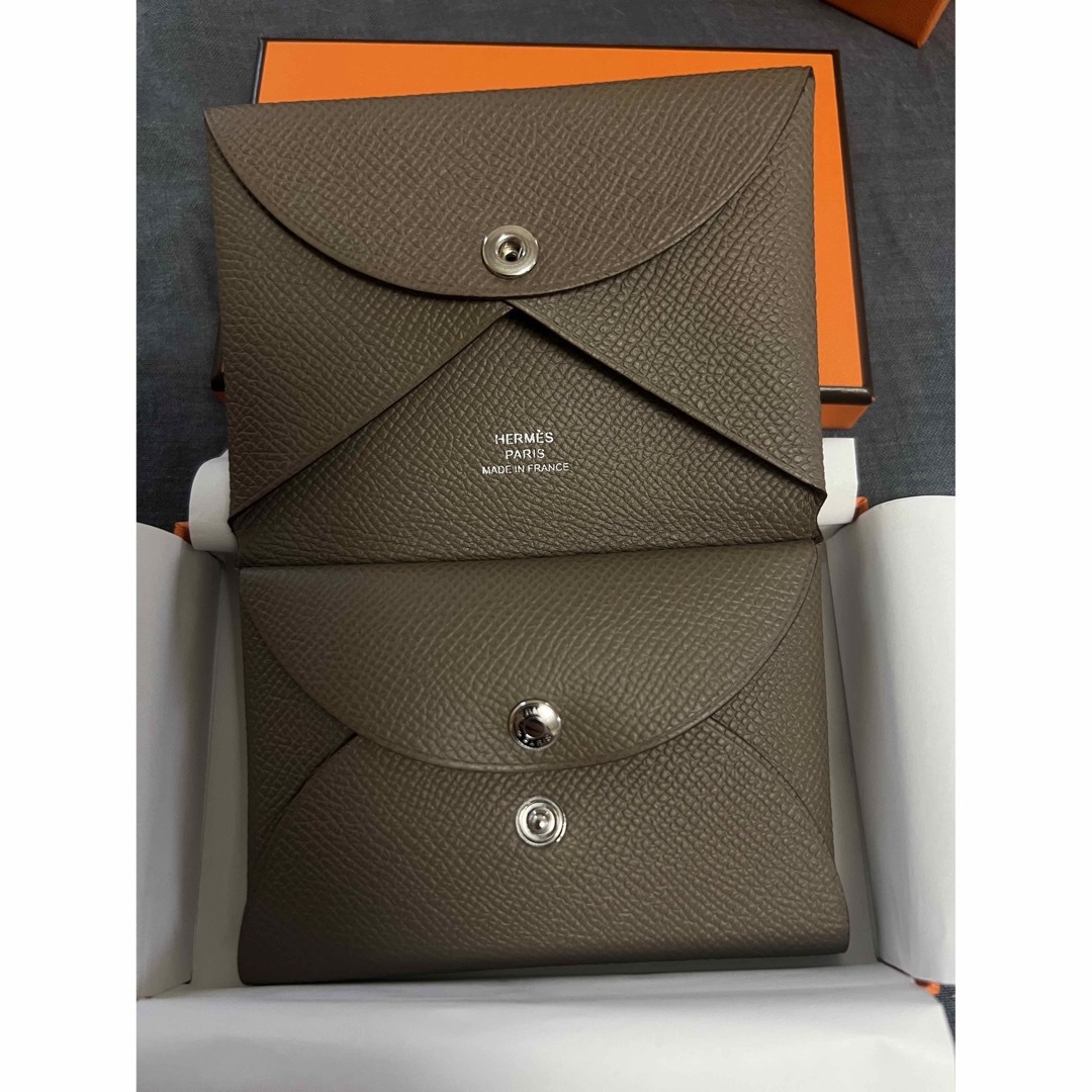 最終値下げ※時間限定※HERMES カルヴィデュオ　エトゥープ　ウォレット