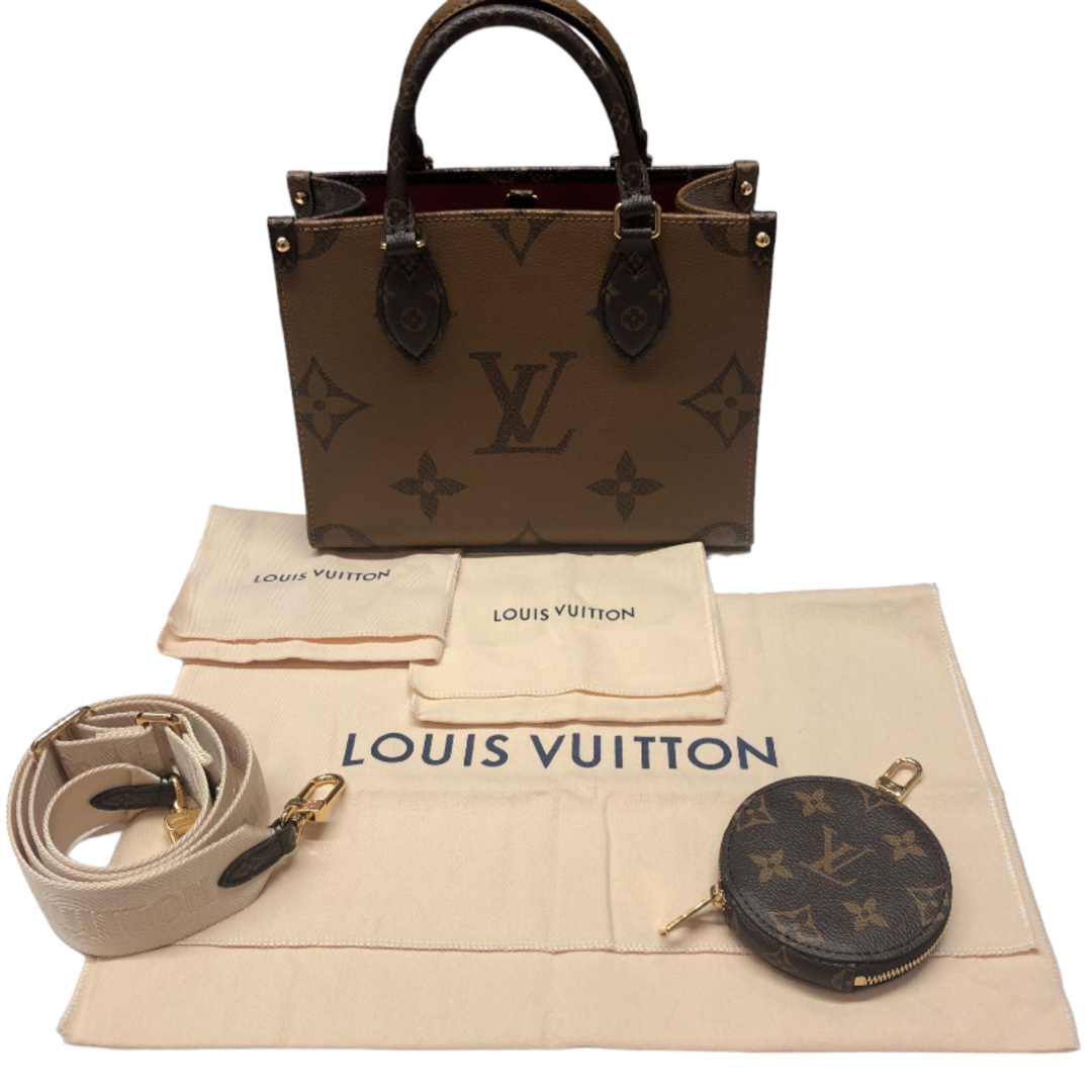 ルイ・ヴィトン LOUIS VUITTON オンザゴーＰＭ Ｍ４６３７３　 モノグラムキャンバス モノグラム レディース ハンドバッグ