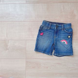 ベビーギャップ(babyGAP)のbabyGap 3yers ワッペン付きデニムハーフパンツ(パンツ/スパッツ)