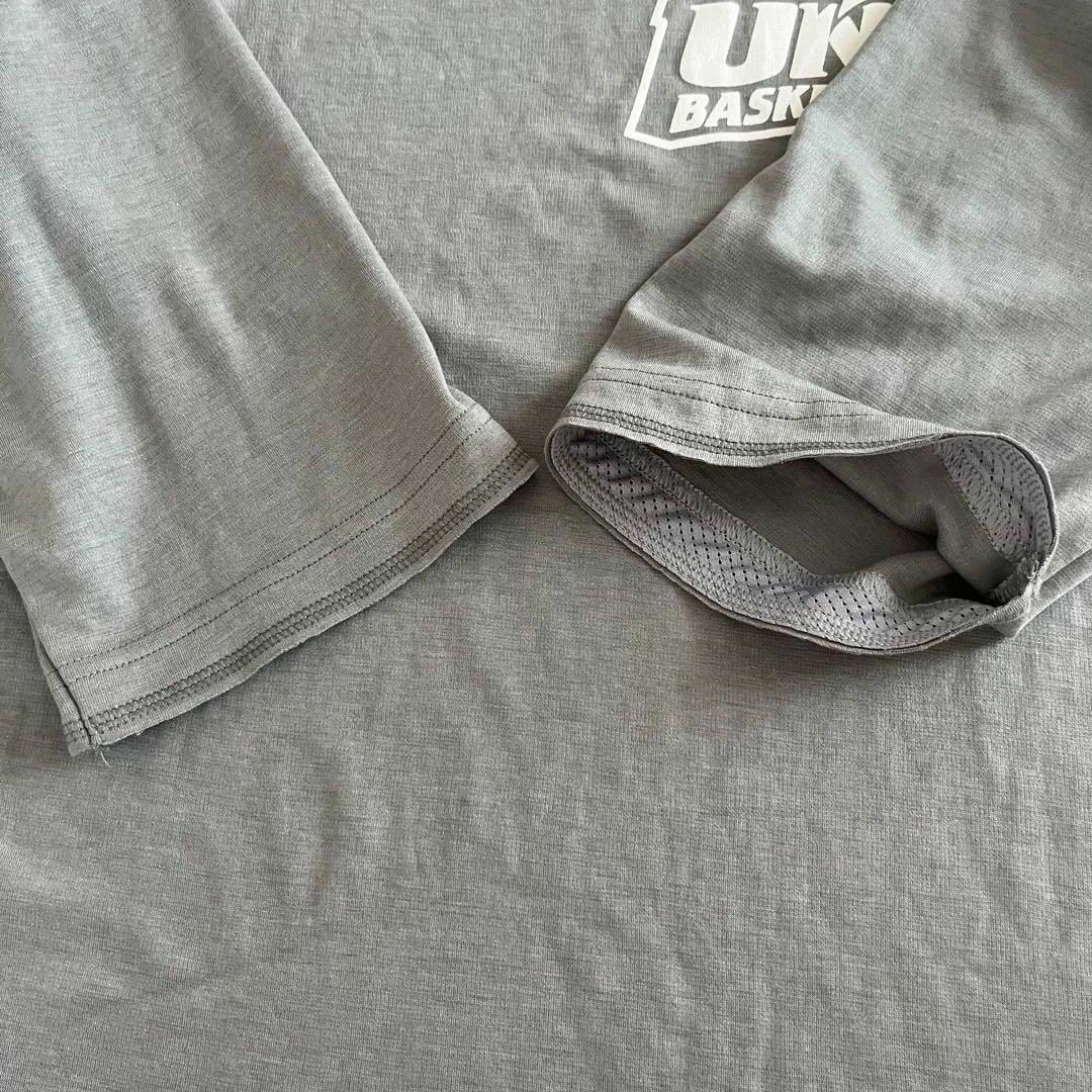 NIKE(ナイキ)のレア　NIKE ニューハンプシャー大学 Tシャツ 七分袖 古着 L メンズのトップス(Tシャツ/カットソー(半袖/袖なし))の商品写真