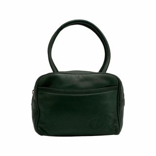 極 美品 保存袋付き LOEWE ロエベ アナグラム ロゴ ナッパレザー 本 ...