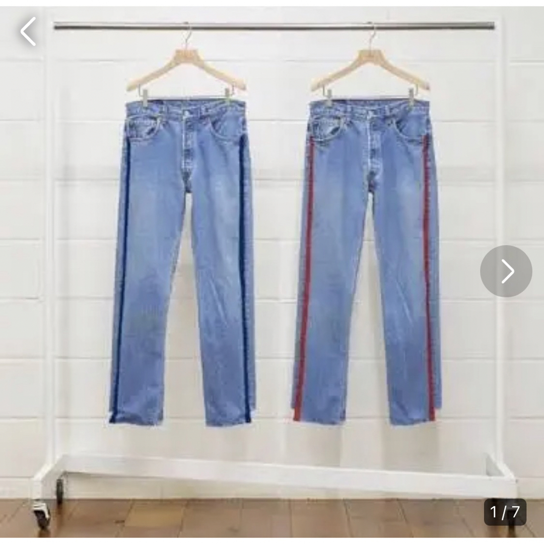 unused アンユーズド levis リーバイス 501 リメイクデニムパンツパンツ