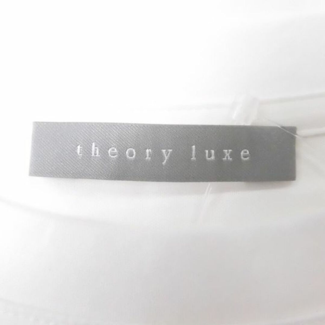 theory(セオリー)の美品 theory luxe セオリー 03-2201035 ノースリーブトップス 1点 ホワイト 38 Sophia Jersey Dabby レディース AY4070A69  レディースのトップス(Tシャツ(半袖/袖なし))の商品写真
