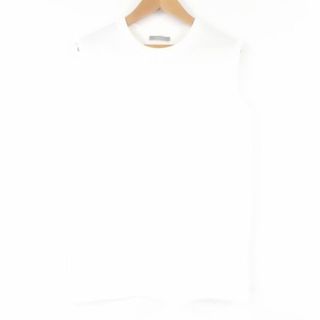 セオリー(theory)の美品 theory luxe セオリー 03-2201035 ノースリーブトップス 1点 ホワイト 38 Sophia Jersey Dabby レディース AY4070A69 (Tシャツ(半袖/袖なし))