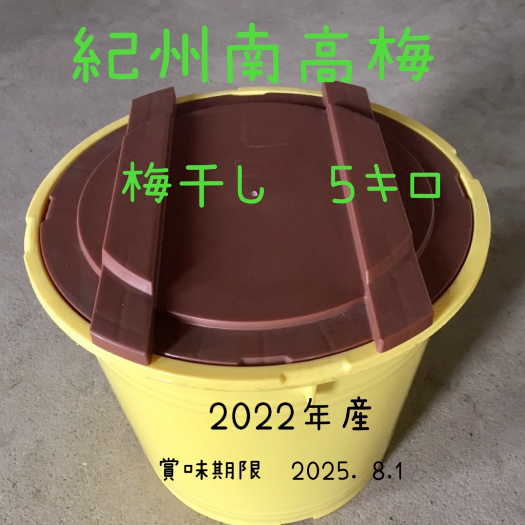 ✨紀州南高梅　梅干し　５キロ  無添加 食品/飲料/酒の食品(野菜)の商品写真