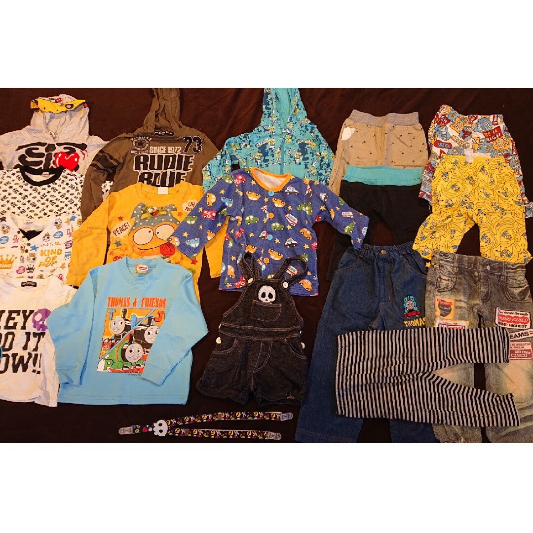 【中古品・未使用品】子供服イロイロ77点(NTさん専用) キッズ/ベビー/マタニティのキッズ服男の子用(90cm~)(Tシャツ/カットソー)の商品写真