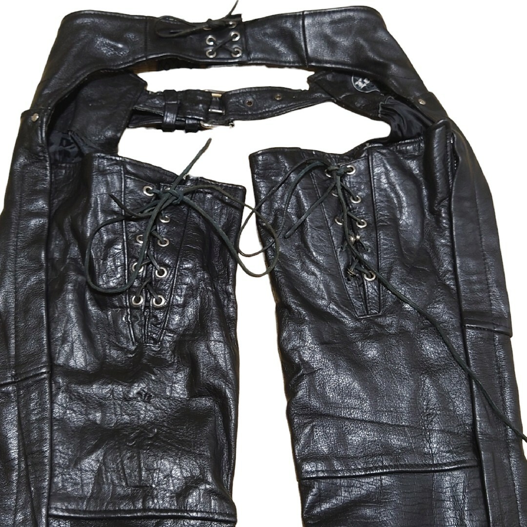 【King Leather】レザーチャップス バイク バイカー S-046