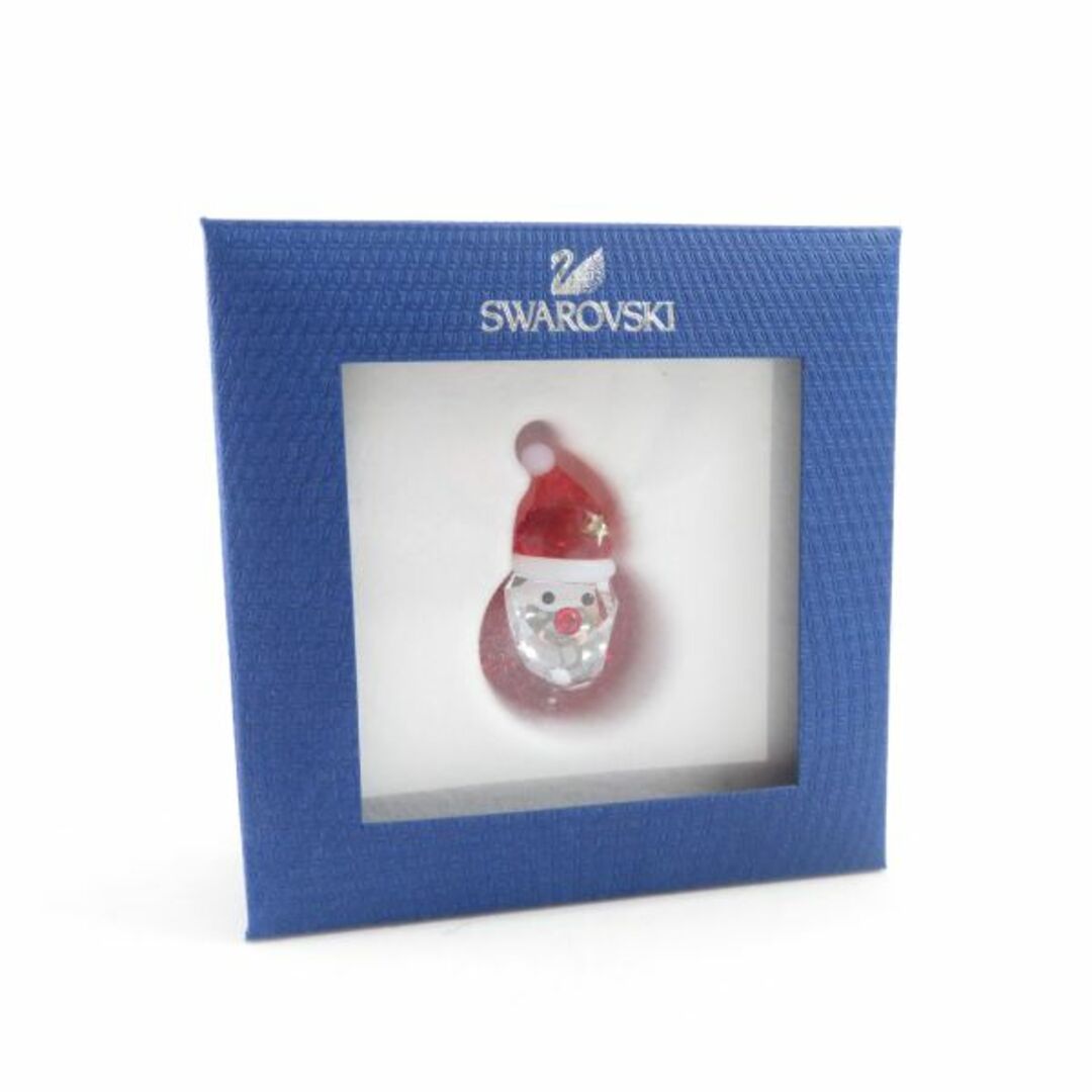 美品 SWAROVSKI スワロフスキー 1143323 Rocking Santa ロッキングサンタ オーナメント 1点 クリスタル クリスマス  置物 人形 装飾品 SU3944A1 | フリマアプリ ラクマ