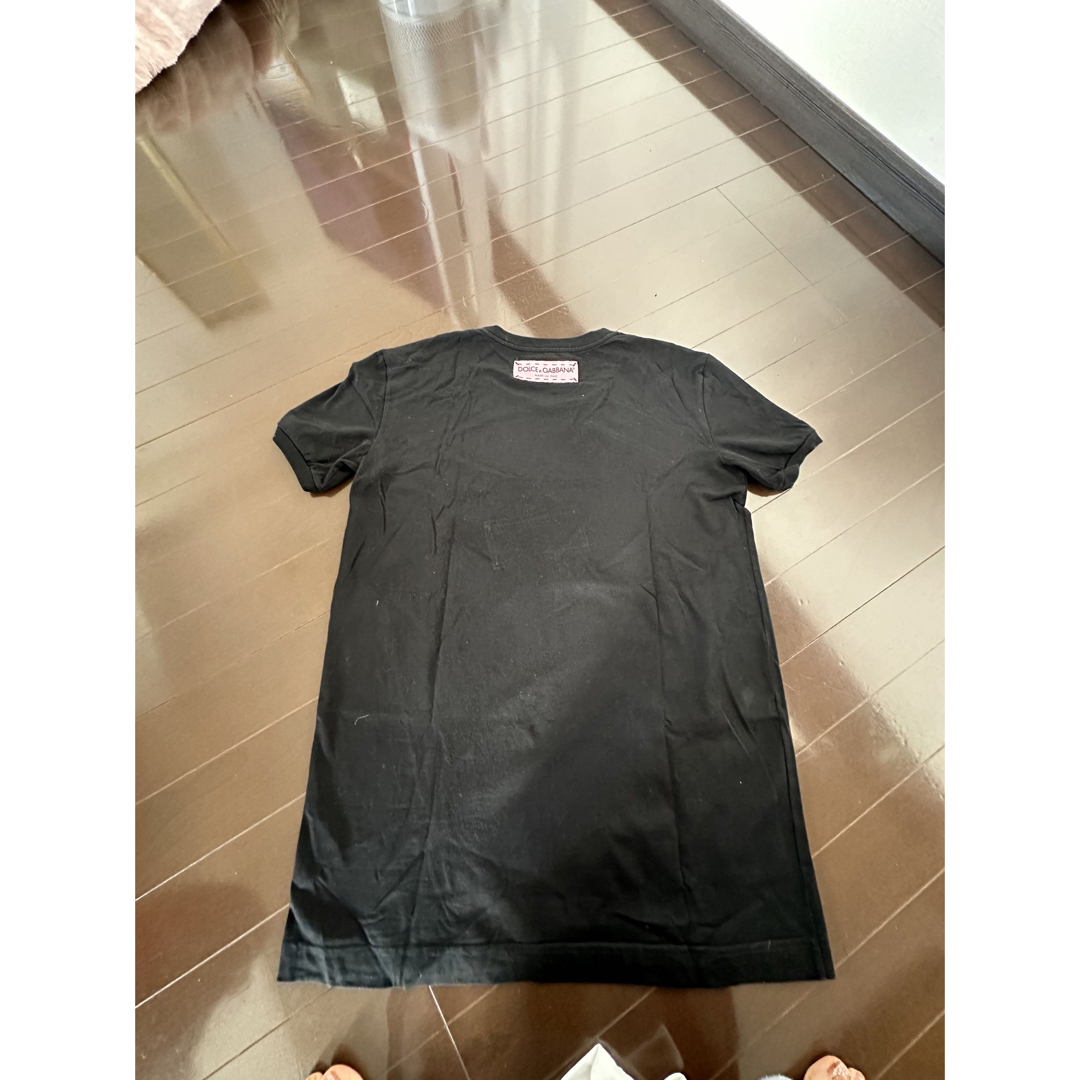DOLCE&GABBANA(ドルチェアンドガッバーナ)のpee様専用ドルチェアンドガッバーナ　tシャツ　ブラック メンズのトップス(Tシャツ/カットソー(半袖/袖なし))の商品写真