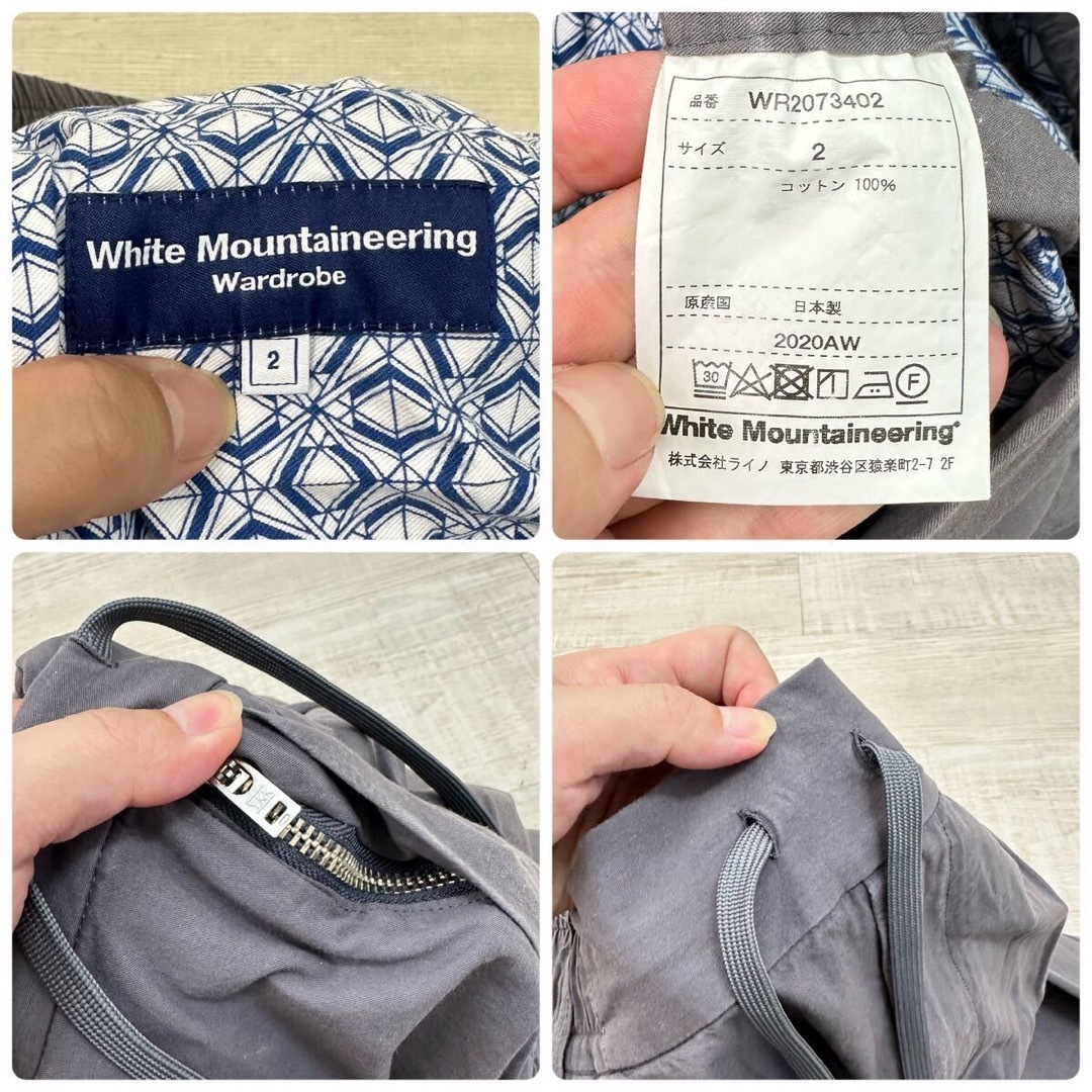 WHITE MOUNTAINEERING(ホワイトマウンテニアリング)の20aw ホワイトマウンテニアリング クロップド テーパード イージー パンツ メンズのパンツ(スラックス)の商品写真