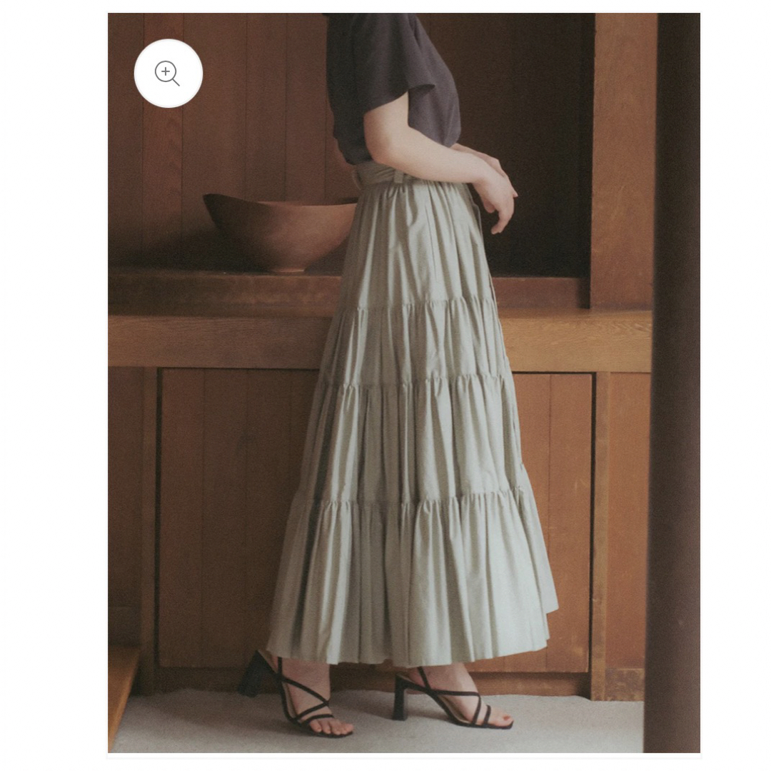 foufou super tiered skirt スーパーティアードスカート