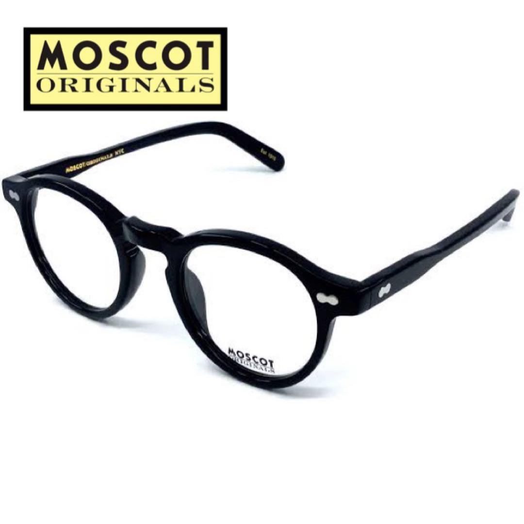 【超美品】MOSCOT　モスコット　メガネ　MILTZEN　ブラック