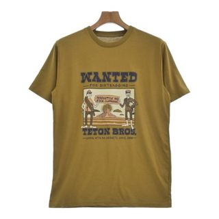 ティートンブロス(Teton Bros.)のTeton Bros. ティートンブロス Tシャツ・カットソー L マスタード 【古着】【中古】(Tシャツ/カットソー(半袖/袖なし))