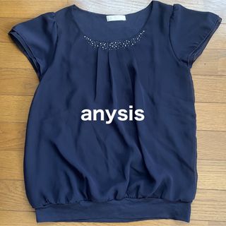 エニィスィス(anySiS)のanysis レディースカットソー　2(Tシャツ(半袖/袖なし))