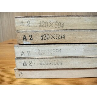 木製パネル　A2サイズ　5枚セット(パネル)