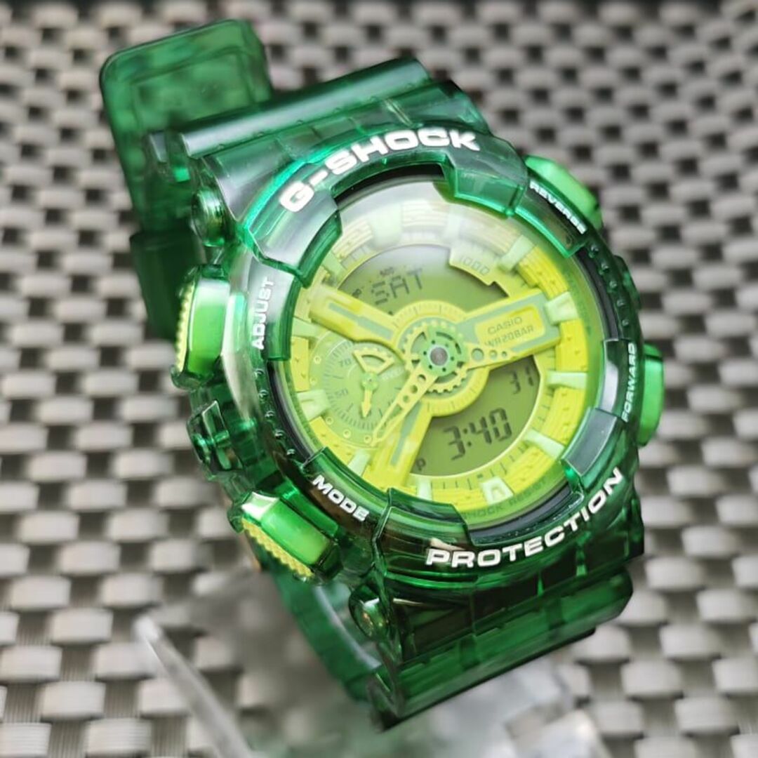 カシオ　G-Shock GA-110用　メタルベゼル(ステン316L)シルバー