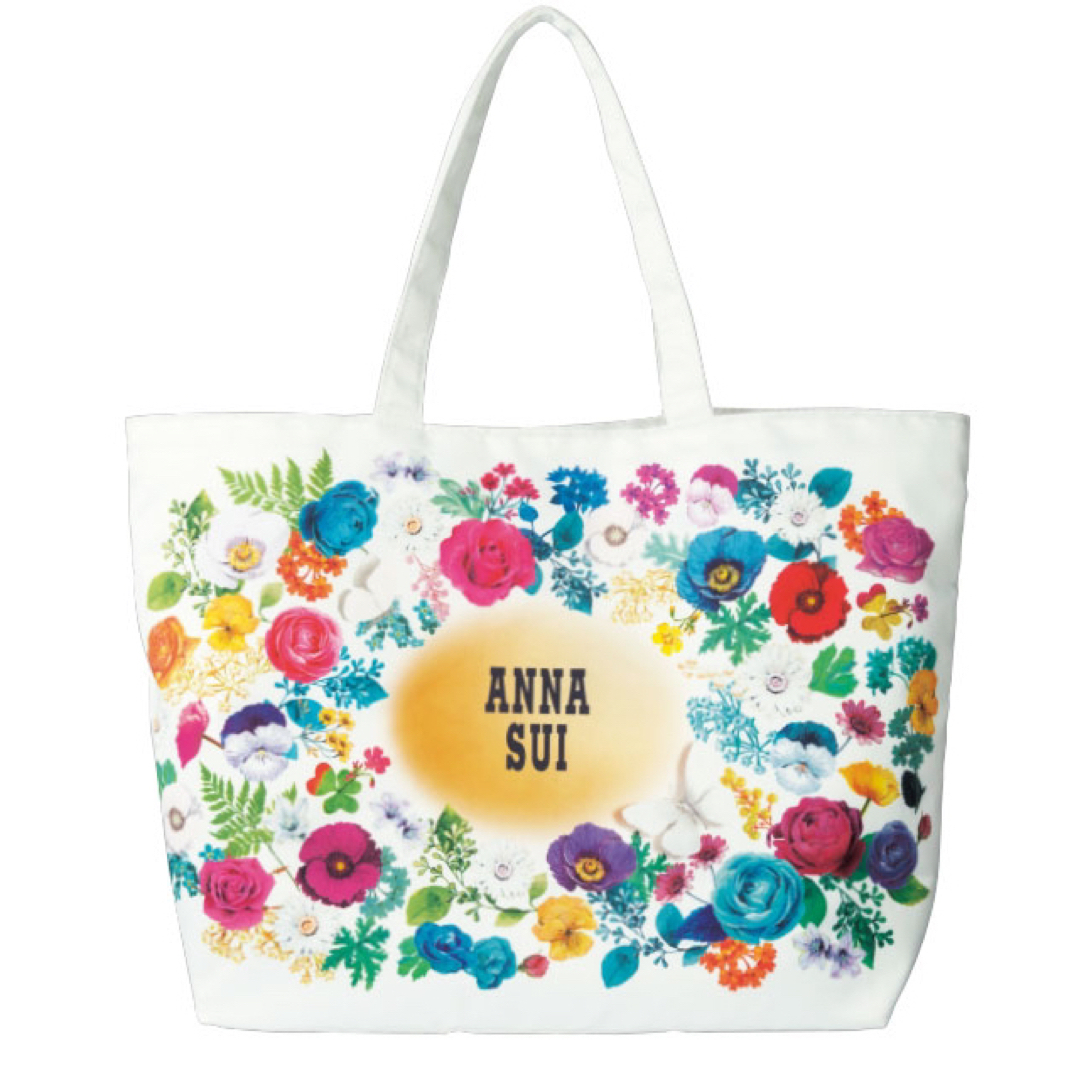ANNA SUI(アナスイ)のアナスイ新品ノベルティトートバッグホワイト レディースのバッグ(トートバッグ)の商品写真
