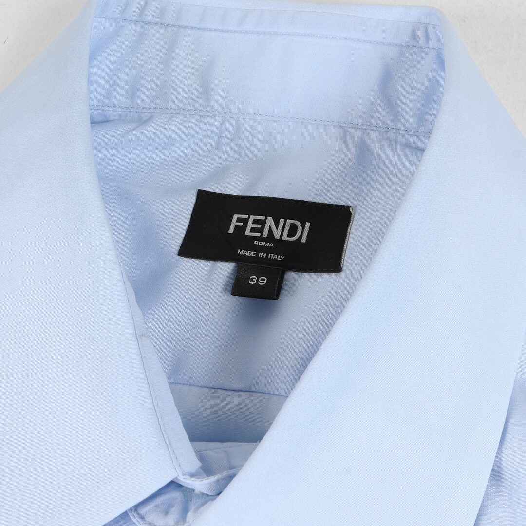 FENDI   FENDI フェンディ シャツ サイズ: SS ロゴプリント ジップ