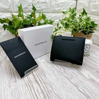 Armani - エンポリオアルマーニ 新品未使用品 折り財布 ブラック