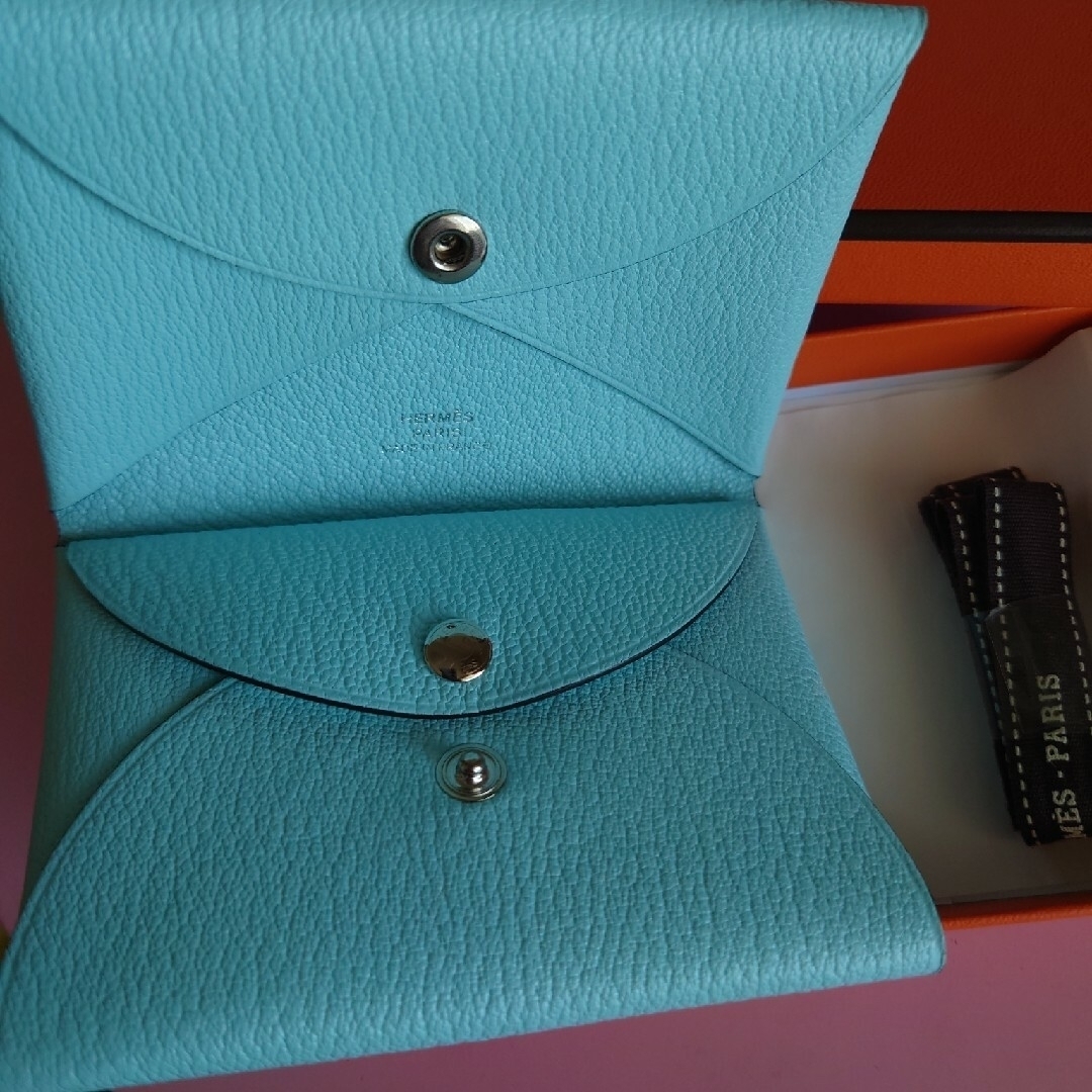 処分セール!【新品】HERMES・カルヴィデュオ ブルーゼフィール B刻印