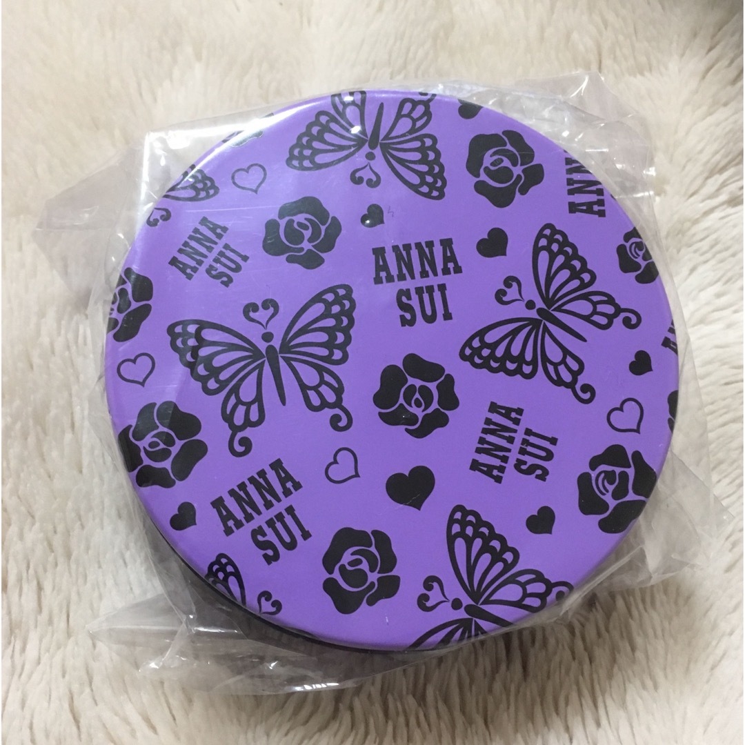 ANNA SUI(アナスイ)のアナスイ新品ギフトボックス缶パープル インテリア/住まい/日用品のインテリア小物(小物入れ)の商品写真