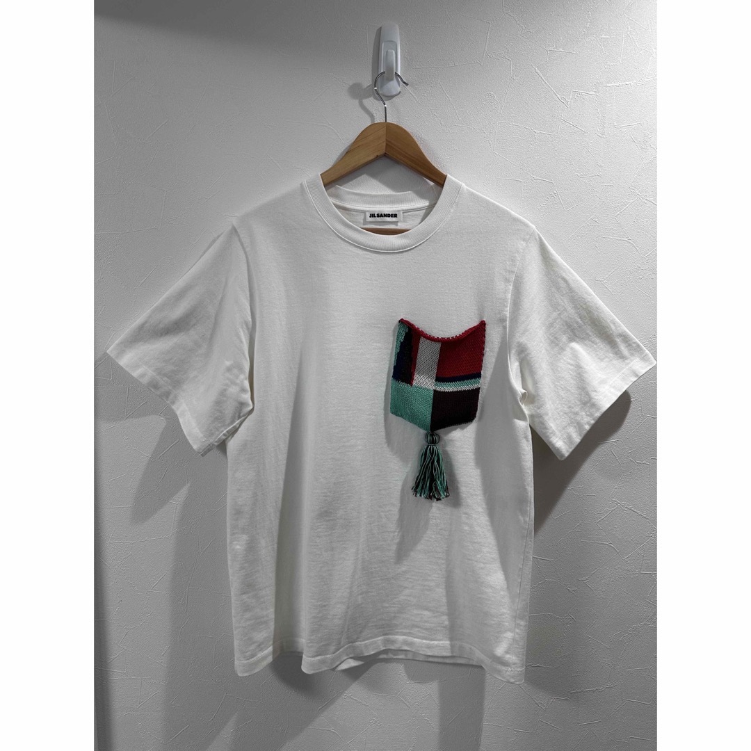 ジルサンダー JILSANDER タッセル フリンジ ポケットTシャツ　M