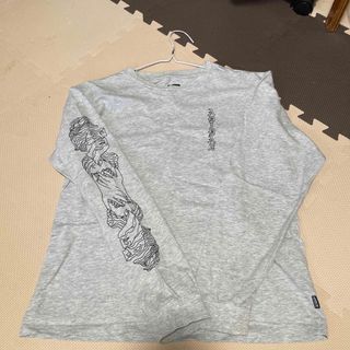 アディダス(adidas)のadidas ロンT Sサイズ　グレー(Tシャツ(長袖/七分))