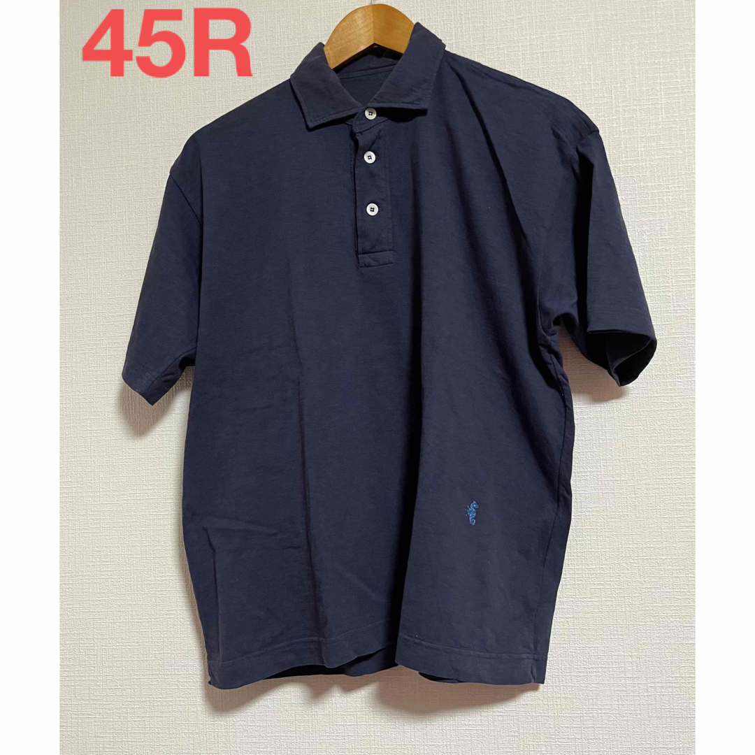 在庫限り】 45R タツノオトシゴ ポロシャツ Tシャツ オーバーサイズ 
