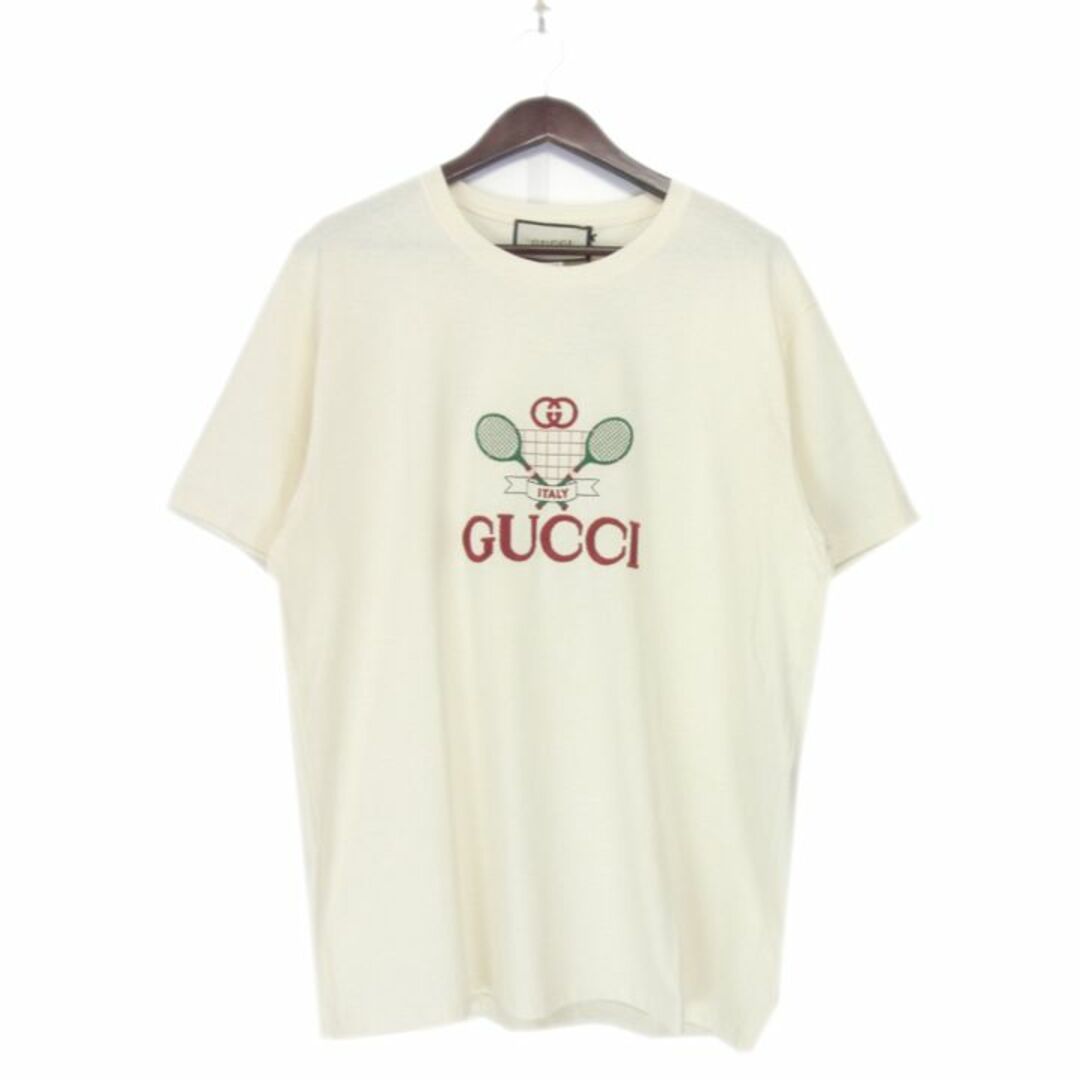 グッチGUCCI 20SSテニスロゴ刺繍半袖Tシャツ 公式激安 メンズ | bca.edu.gr