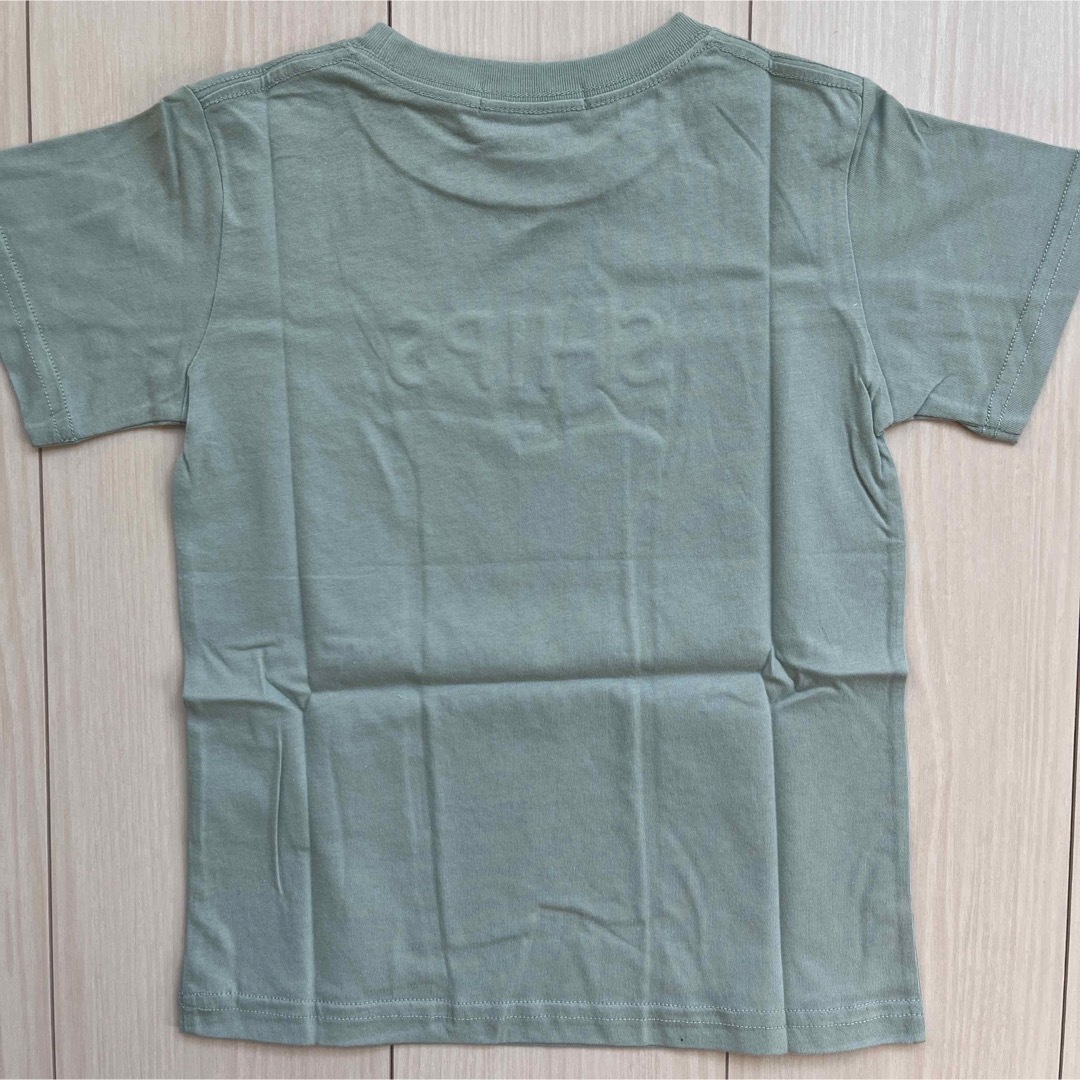 SHIPS(シップス)の【SHIPS】シップス グリーン ロゴ Tシャツ 110 キッズ/ベビー/マタニティのキッズ服男の子用(90cm~)(Tシャツ/カットソー)の商品写真