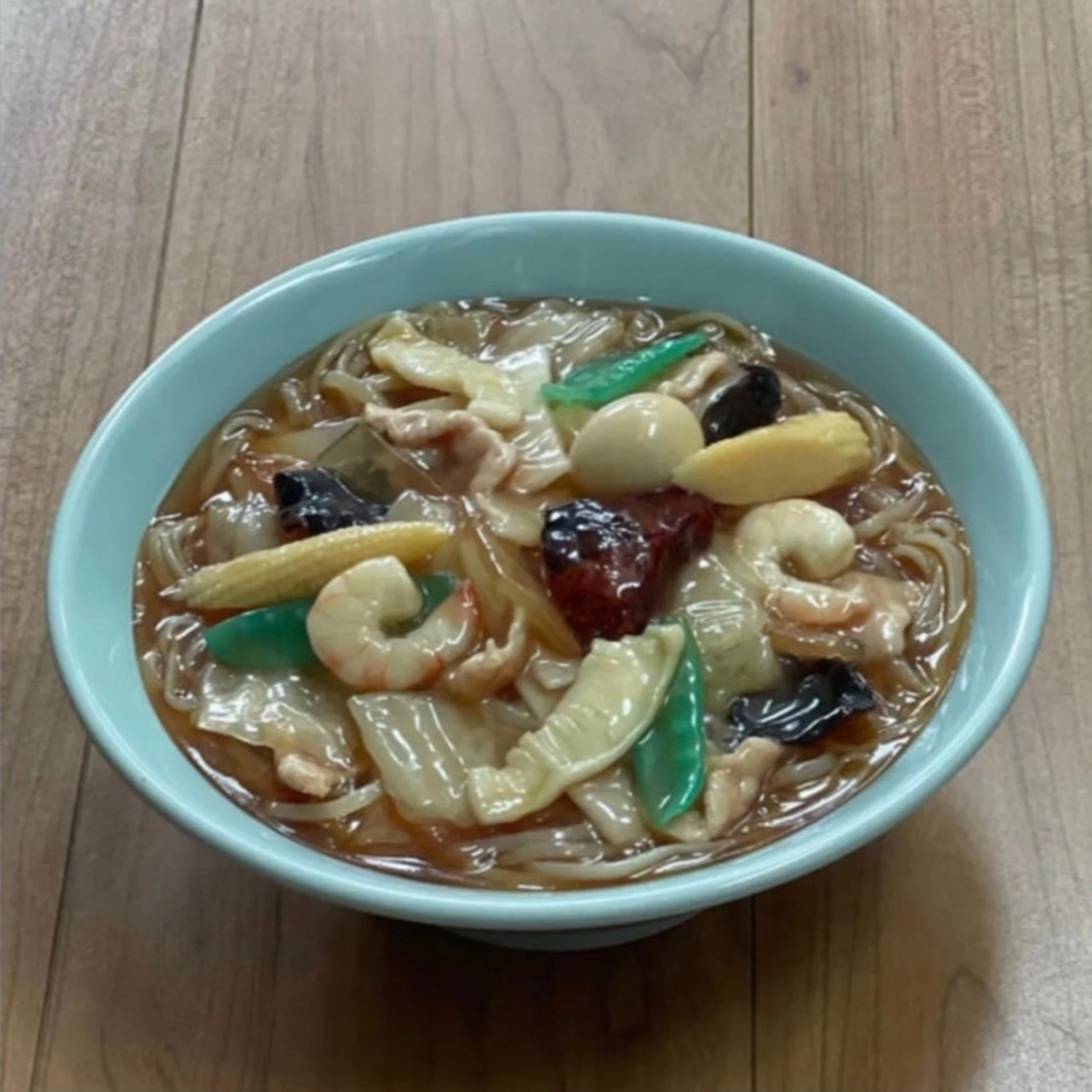 食品サンプル　見本　五目麺(五目ラーメン)