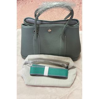 mal. バッグ くすみブルー ショルダーバッグ ハンドバッグ 鞄の通販 by