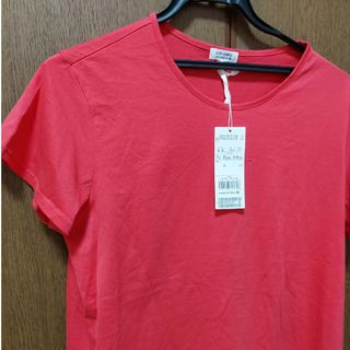 ニジュウサンク(23区)の新品未使用　23区　Tシャツ　レッド(Tシャツ(半袖/袖なし))