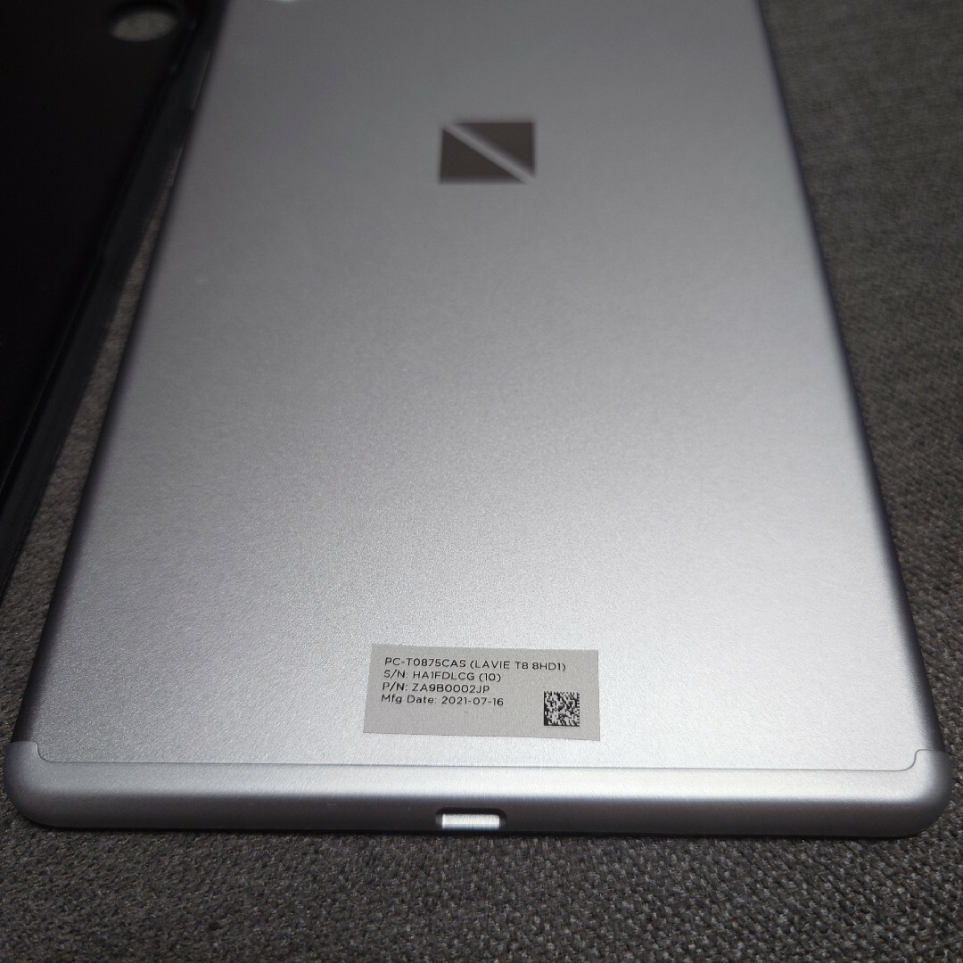 NEC(エヌイーシー)のNEC Lavie T8 上位機種 美品 8インチタブレット 6GB/128GB スマホ/家電/カメラのPC/タブレット(タブレット)の商品写真